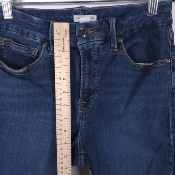 GOOD AMERICAN‎ ORGANIC COTTON/Elastane Skinny Jeans GLDV8737  Blue609 Size 6/28 - Picture 6 of 10